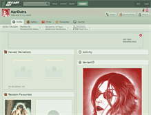 Tablet Screenshot of maridutra.deviantart.com