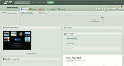 Desktop Screenshot of new-worlds.deviantart.com