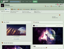Tablet Screenshot of cnunes.deviantart.com