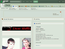 Tablet Screenshot of j-daniel.deviantart.com