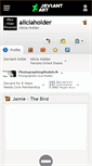 Mobile Screenshot of aliciaholder.deviantart.com