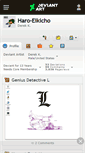 Mobile Screenshot of haro-eikicho.deviantart.com
