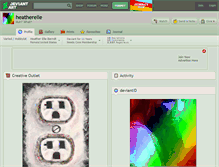 Tablet Screenshot of heatherelle.deviantart.com