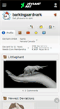 Mobile Screenshot of barkingaardvark.deviantart.com