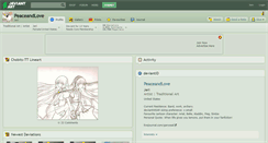 Desktop Screenshot of peaceandlove.deviantart.com