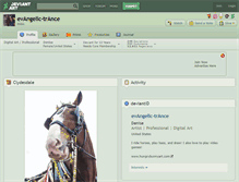 Tablet Screenshot of evangelic-trance.deviantart.com