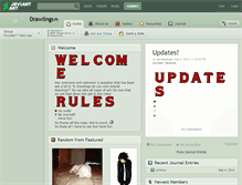 Tablet Screenshot of drawlings.deviantart.com