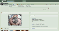 Desktop Screenshot of mojotatboy.deviantart.com
