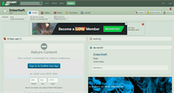 Desktop Screenshot of embertheft.deviantart.com