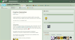 Desktop Screenshot of creative-generation.deviantart.com