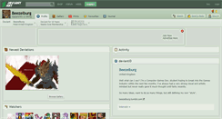 Desktop Screenshot of beezelburg.deviantart.com
