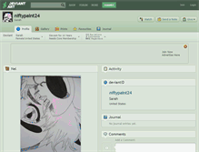 Tablet Screenshot of niftypaint24.deviantart.com