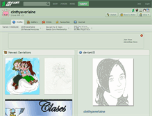 Tablet Screenshot of cinthyaverlaine.deviantart.com