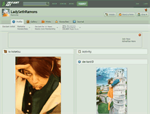 Tablet Screenshot of ladysethramons.deviantart.com