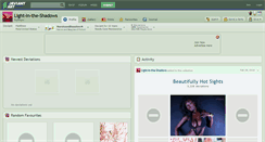 Desktop Screenshot of light-in-the-shadows.deviantart.com