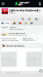 Mobile Screenshot of light-in-the-shadows.deviantart.com