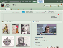 Tablet Screenshot of dolphinsrock2525.deviantart.com
