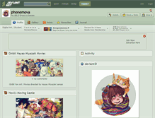 Tablet Screenshot of phonemova.deviantart.com