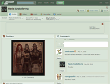 Tablet Screenshot of maria-anatolievna.deviantart.com