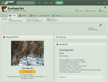 Tablet Screenshot of emopoppytart.deviantart.com