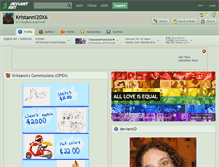 Tablet Screenshot of kristanni20x6.deviantart.com