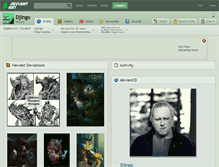 Tablet Screenshot of djingo.deviantart.com