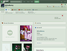 Tablet Screenshot of meioubunny.deviantart.com