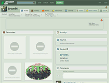 Tablet Screenshot of jtryon86.deviantart.com