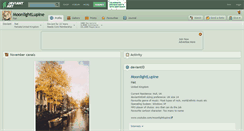Desktop Screenshot of moonlightlupine.deviantart.com