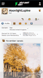 Mobile Screenshot of moonlightlupine.deviantart.com