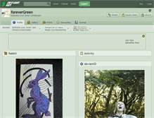 Tablet Screenshot of forevergreen.deviantart.com