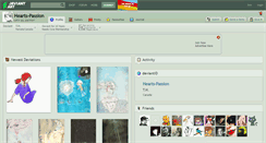 Desktop Screenshot of hearts-passion.deviantart.com