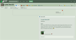 Desktop Screenshot of crystal-tears200.deviantart.com