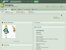Tablet Screenshot of itsaringthing.deviantart.com