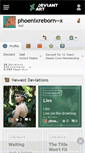 Mobile Screenshot of phoenixreborn--x.deviantart.com