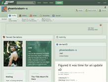 Tablet Screenshot of phoenixreborn--x.deviantart.com