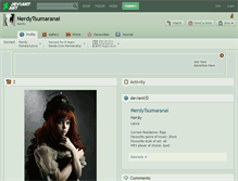 Tablet Screenshot of nerdytsumaranai.deviantart.com