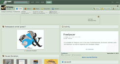 Desktop Screenshot of krizzey.deviantart.com