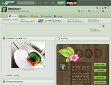 Tablet Screenshot of lotsofmoxy.deviantart.com