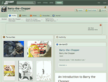 Tablet Screenshot of barry--the--chopper.deviantart.com
