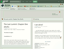 Tablet Screenshot of dexmaq.deviantart.com