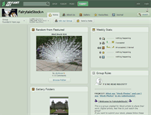 Tablet Screenshot of fairytalestock.deviantart.com