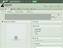 Tablet Screenshot of ozspiniello.deviantart.com