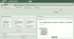 Desktop Screenshot of cole-x.deviantart.com