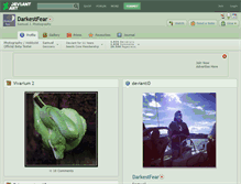 Tablet Screenshot of darkestfear.deviantart.com