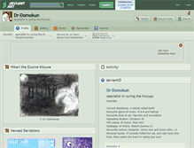 Tablet Screenshot of dr-domokun.deviantart.com