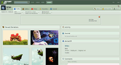 Desktop Screenshot of krlsn.deviantart.com