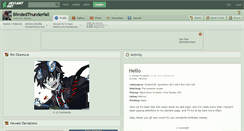 Desktop Screenshot of blindedthunderfall.deviantart.com