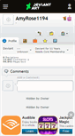 Mobile Screenshot of amyrose1194.deviantart.com