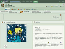 Tablet Screenshot of daisyfloral.deviantart.com